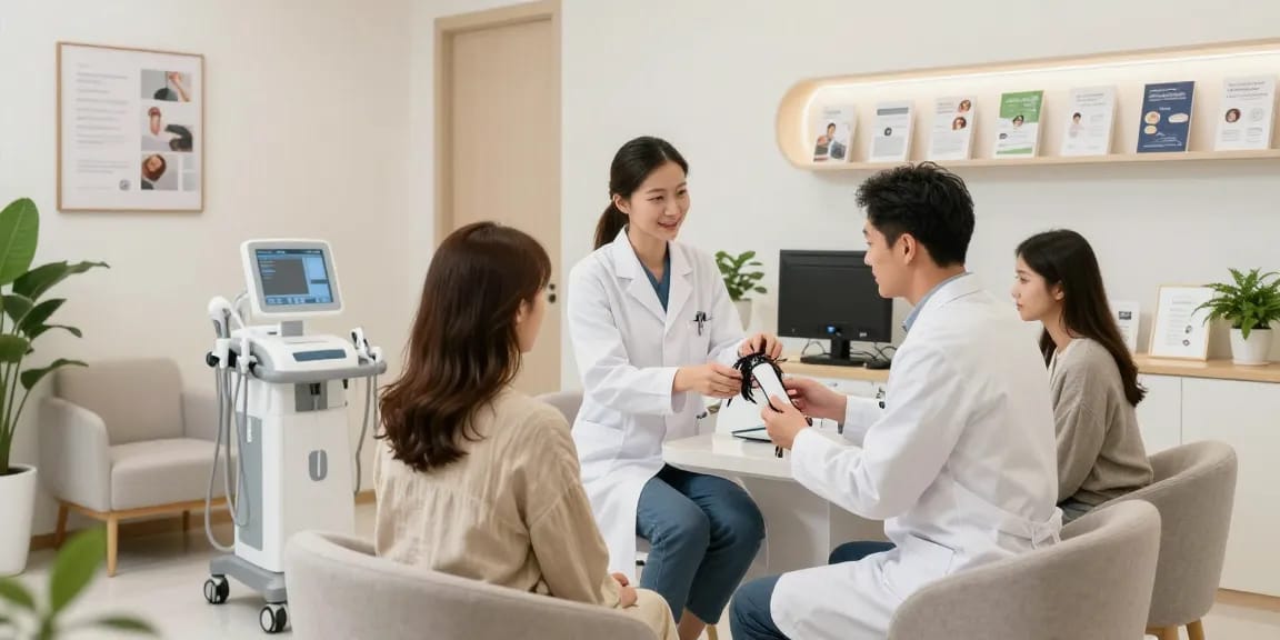 Hair transplant turkey price discussed in a professional clinic setting with patient care focus.