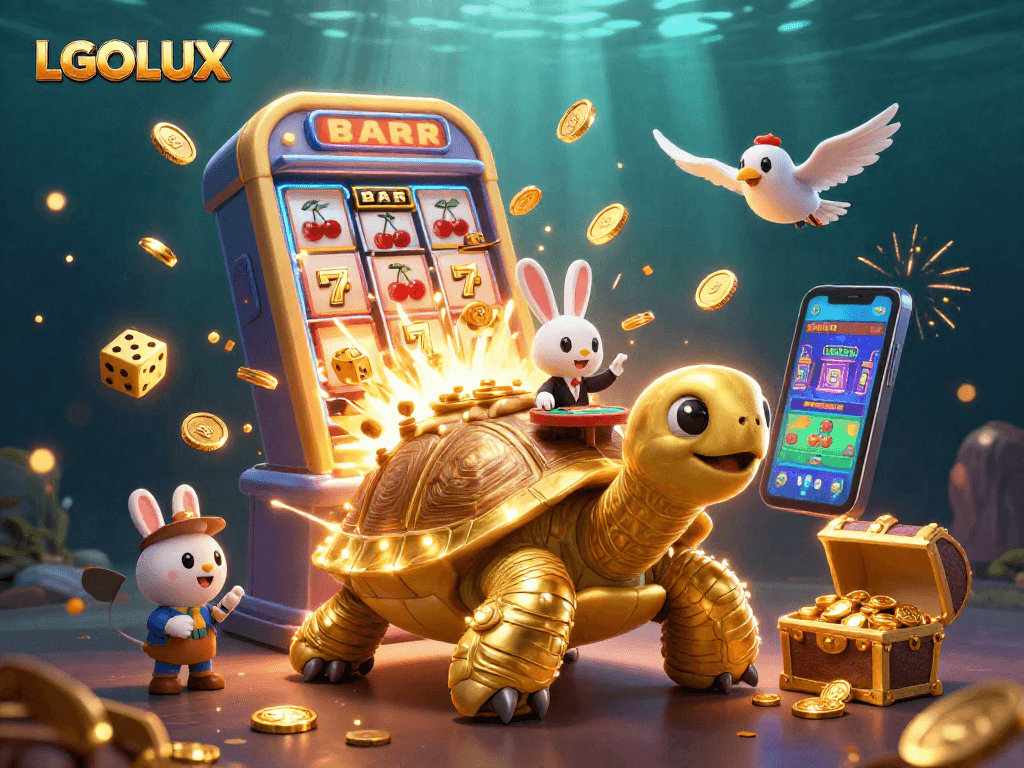 Experience thrilling wins at LGOLUX with engaging features and responsive gameplay in a vibrant casino scene.