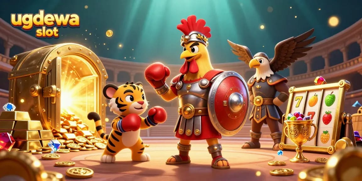 Experience thrilling wins at ugdewa slot with dynamic 3D casino characters and vibrant visuals.