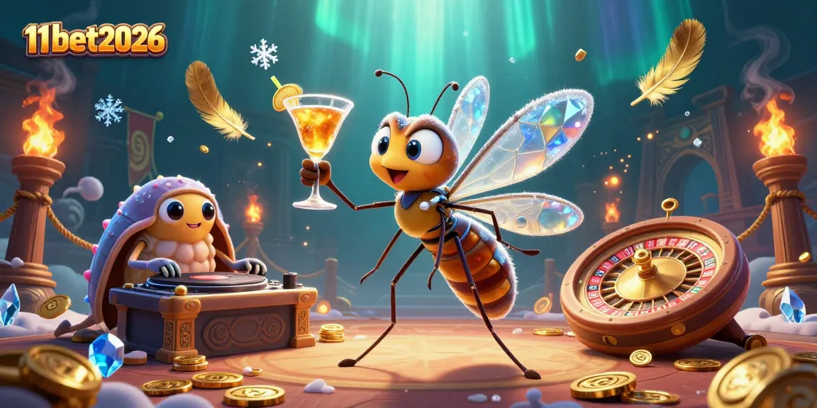 Experience thrilling gameplay at 11bet2026 with our vibrant casino mascot and engaging elements.