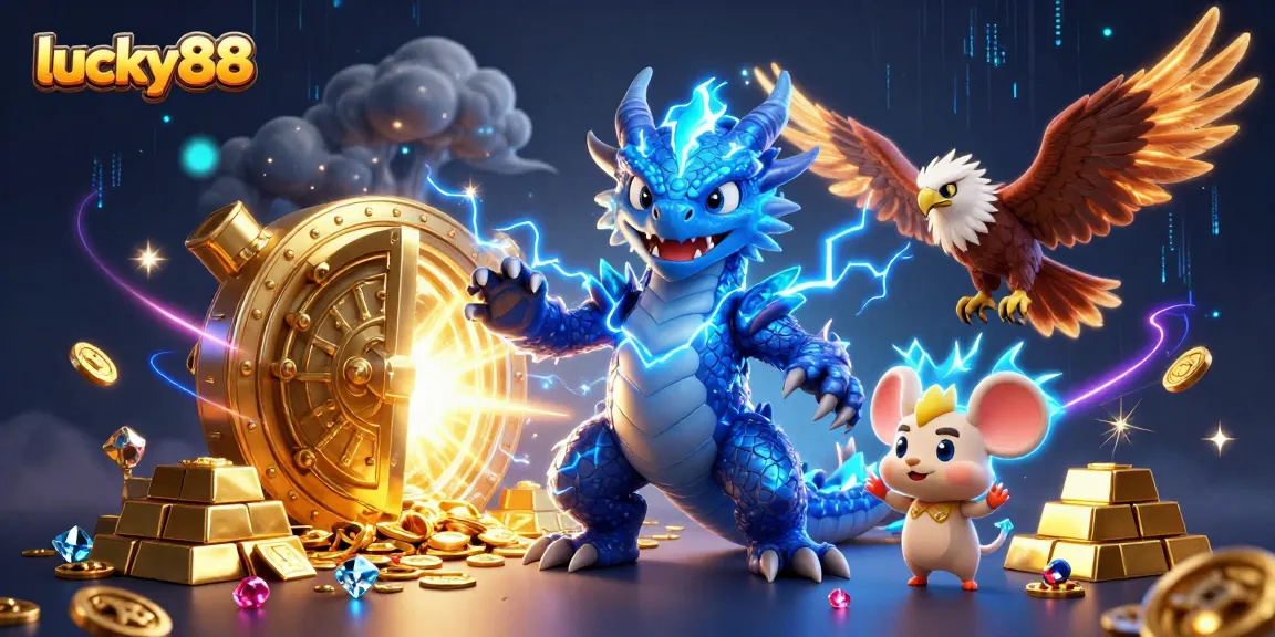Engage with lucky88's electrifying casino adventure featuring dynamic characters and gold treasures.