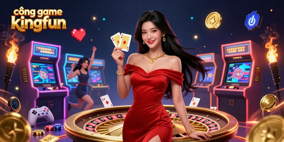 Experience the thrill of cổng game kingfun with elite gaming visuals and vibrant casino elements.