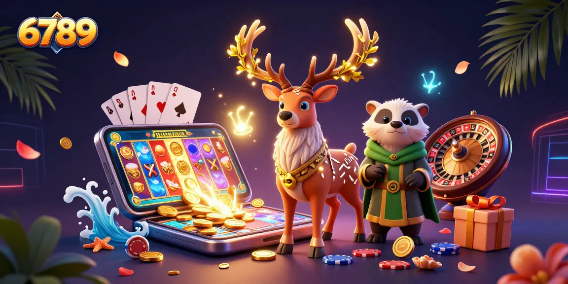 Experience thrilling gaming with 6789's colorful slot games and dynamic casino action.