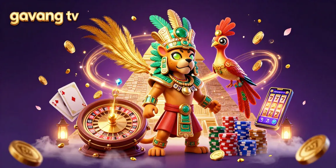 Spin to win with gavang tv in a vibrant casino scene featuring thrilling game elements.