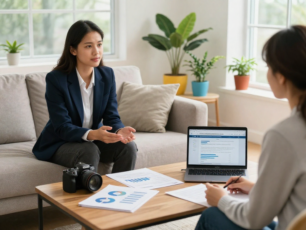 Financial counseling session at credit-consolidation.ca for debt relief in Canada.