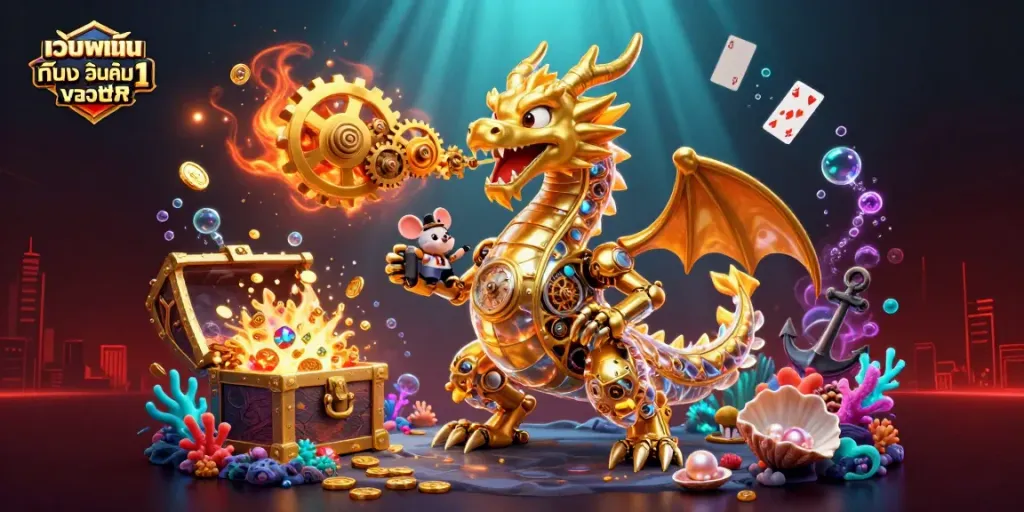 เว็บพนันออนไลน์ เว็บตรง อันดับ 1 ของโลก เป็นแอนิเมชัน 3D ที่มีความละเอียดสูง แสดงถึงโลกของการเดิมพัน