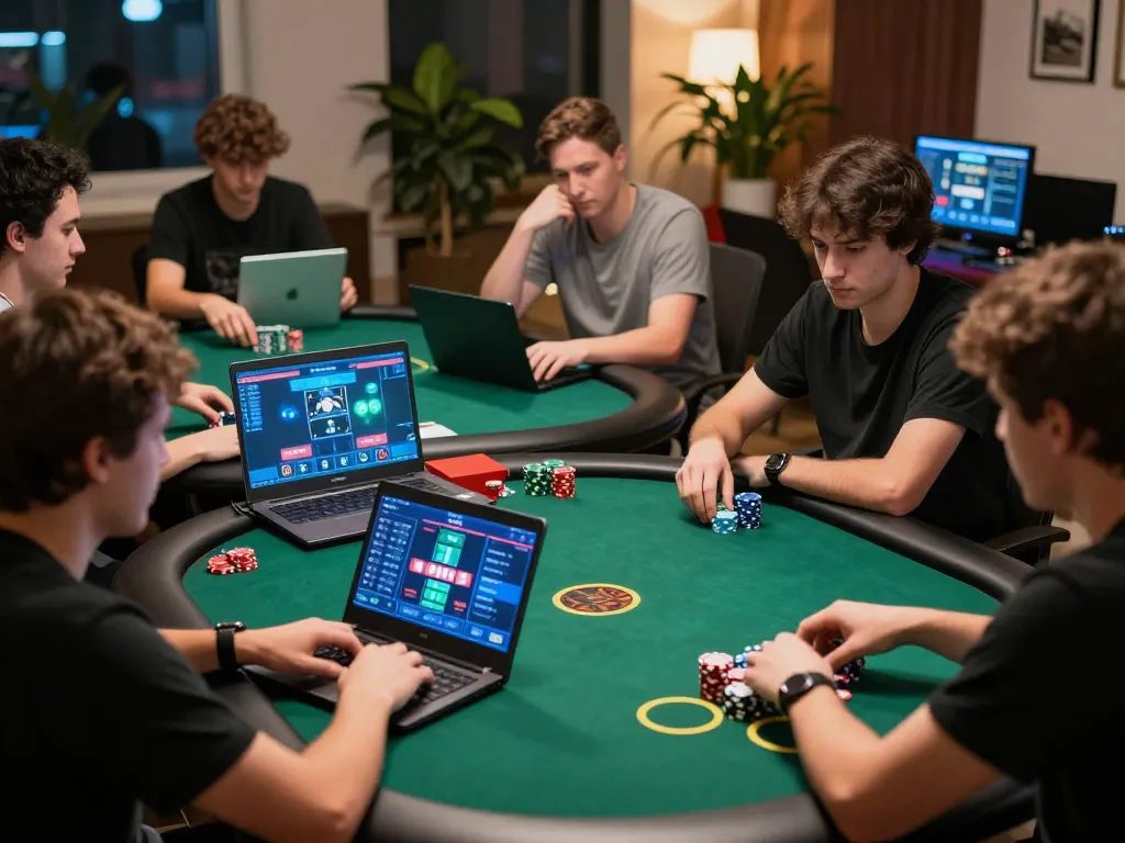Schoeneckhotel hosts engaging online poker sessions featuring player excitement and competitive strategy