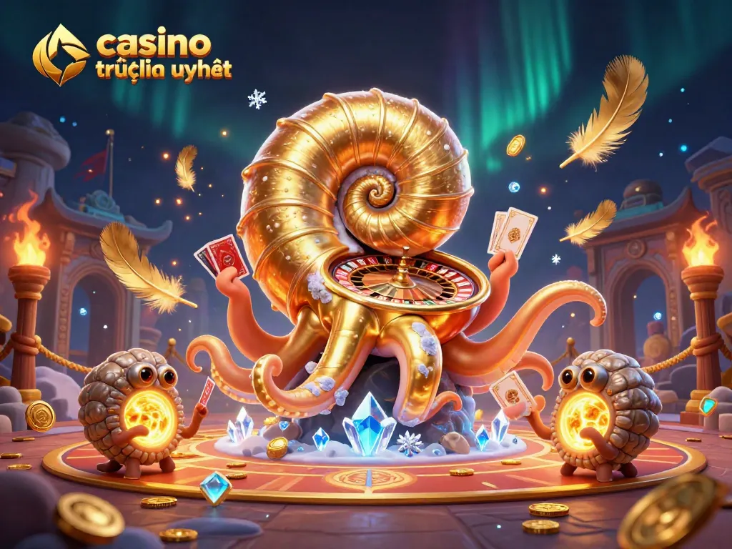 Chơi game tại casino trực tuyến uy tín với nautilus cổ đại và bạn đồng hành ánh sáng vàng.