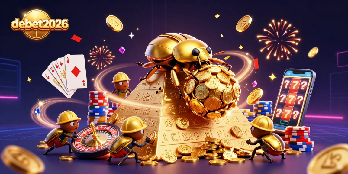 Experience thrilling wins with debet2026 as golden beetles conquer the casino pyramid.