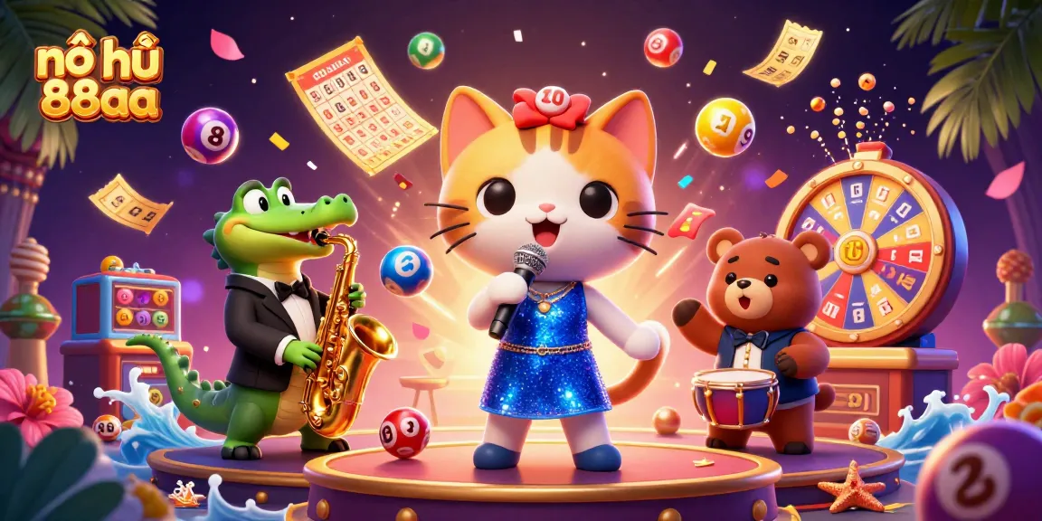 Exciting nổ hũ 88aa scene featuring vibrant characters and dynamic casino elements.