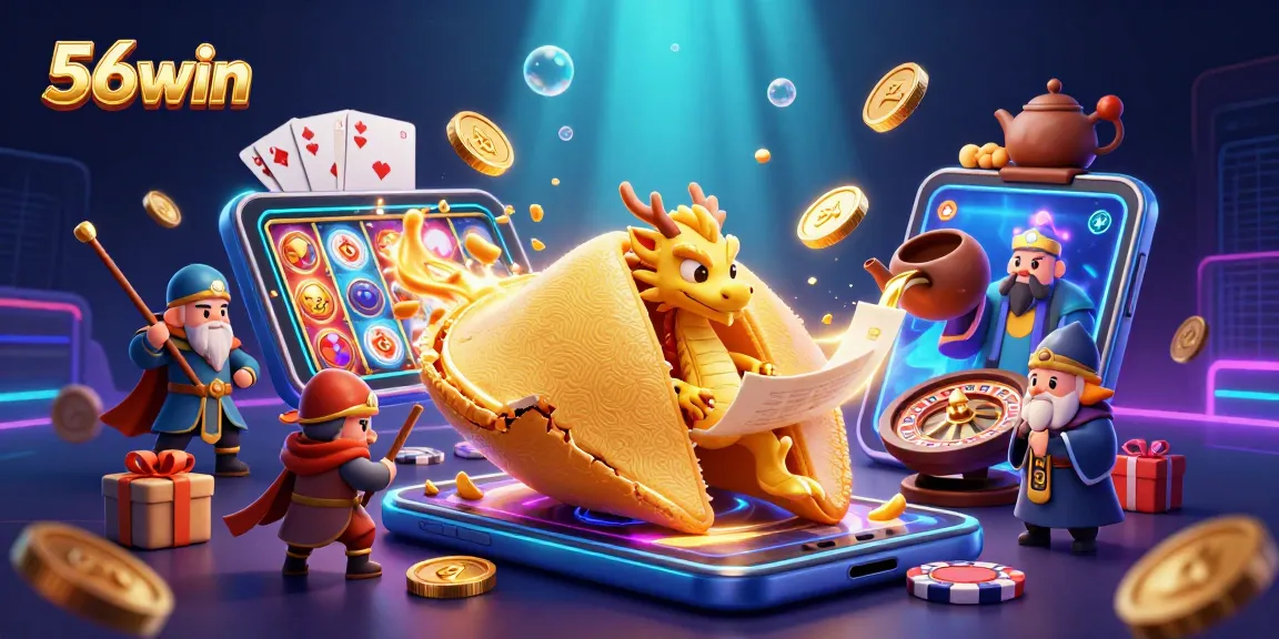 Engage with 56win through colorful casino games in an enchanted setting full of fortune and luck.