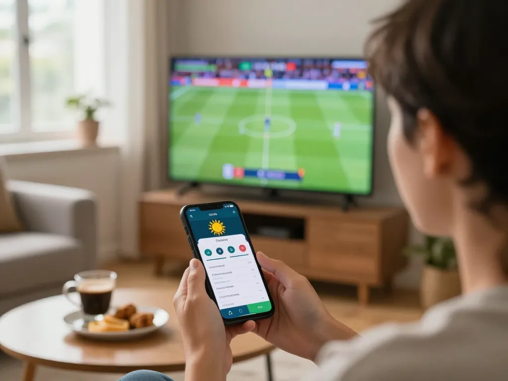 Engaging with sun win app for live sports betting while watching a game at home