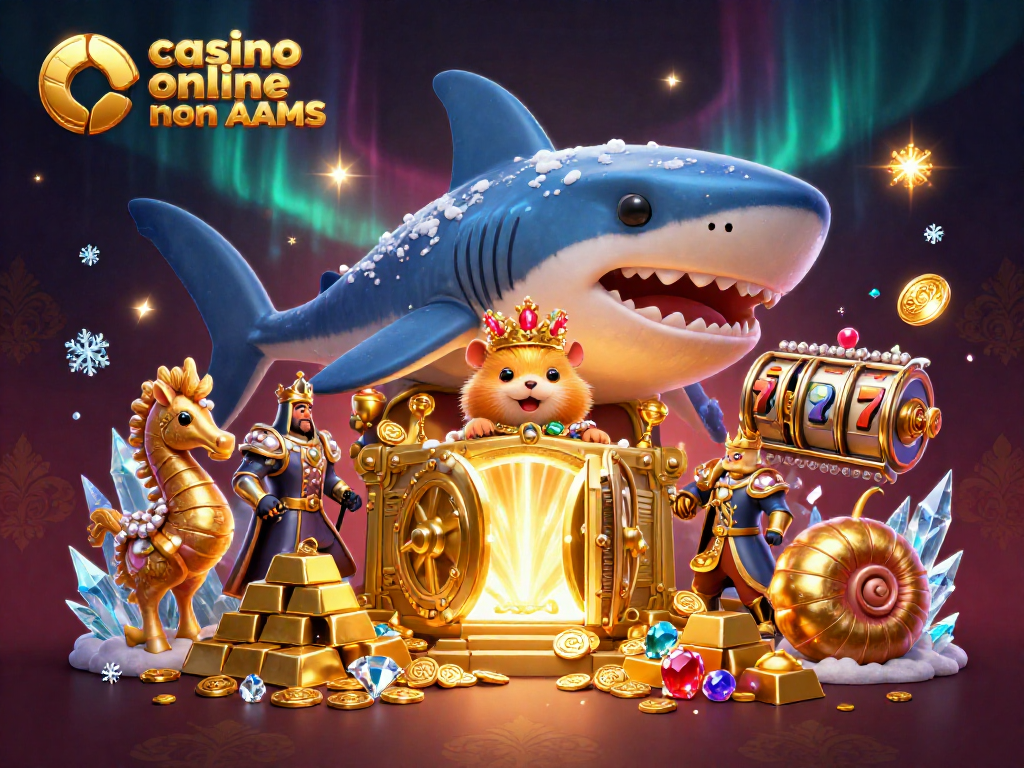 Gioca con emozioni ai casino online non AAMS e conquista premi e tesori in un'illustrazione mozzafiato.