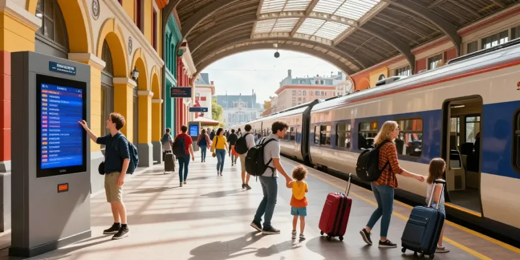 Book train tickets online for an unforgettable journey through scenic landscapes.
