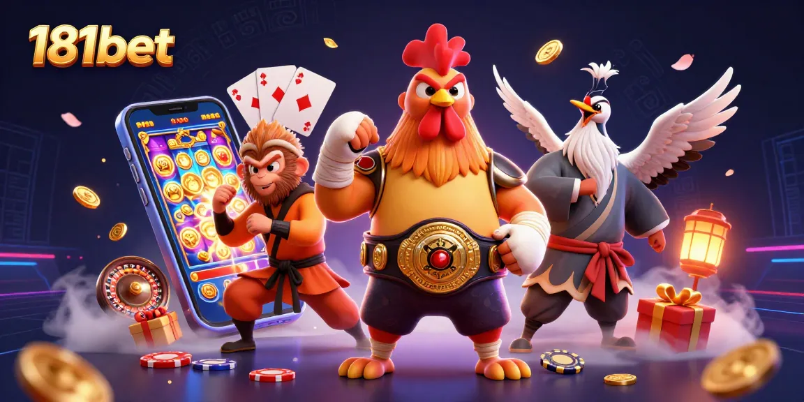 Win big with thrilling gameplay at 181bet in this exciting casino scene!