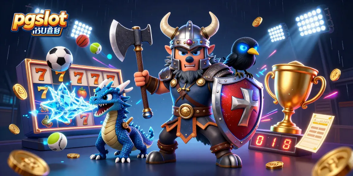 pgslot เว็บตรง เกมสล็ตสุดมันส์ กับภาพการ์ตูนของนักรบหมาป่าวิกิ้ง