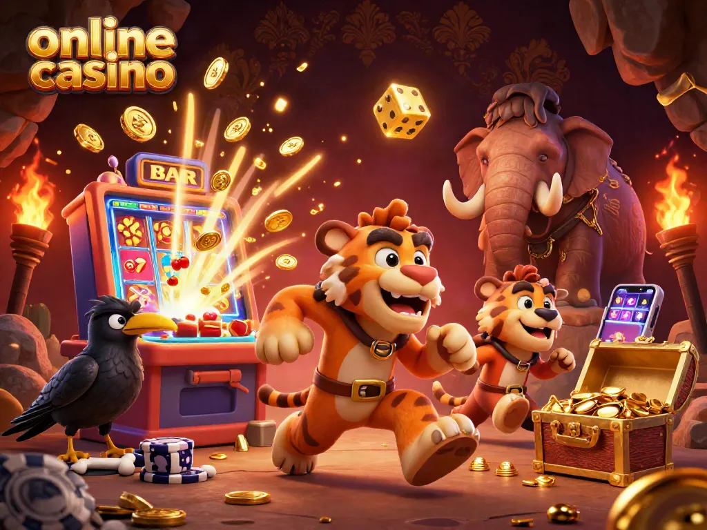 Juega en un casino en línea con ganancias reales y una emocionante escena 3D de póker y tragamonedas.