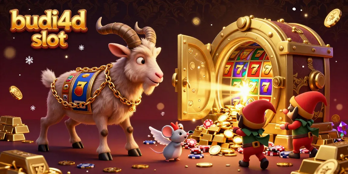 Experience the excitement of budi4d slot at a unique casino with playful characters and vibrant treasures.