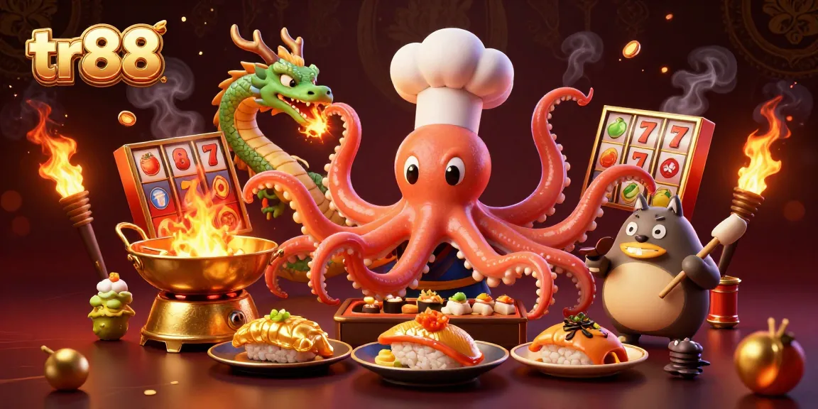 Experience thrilling jackpots at TR88 with golden dishes and dynamic gaming elements.