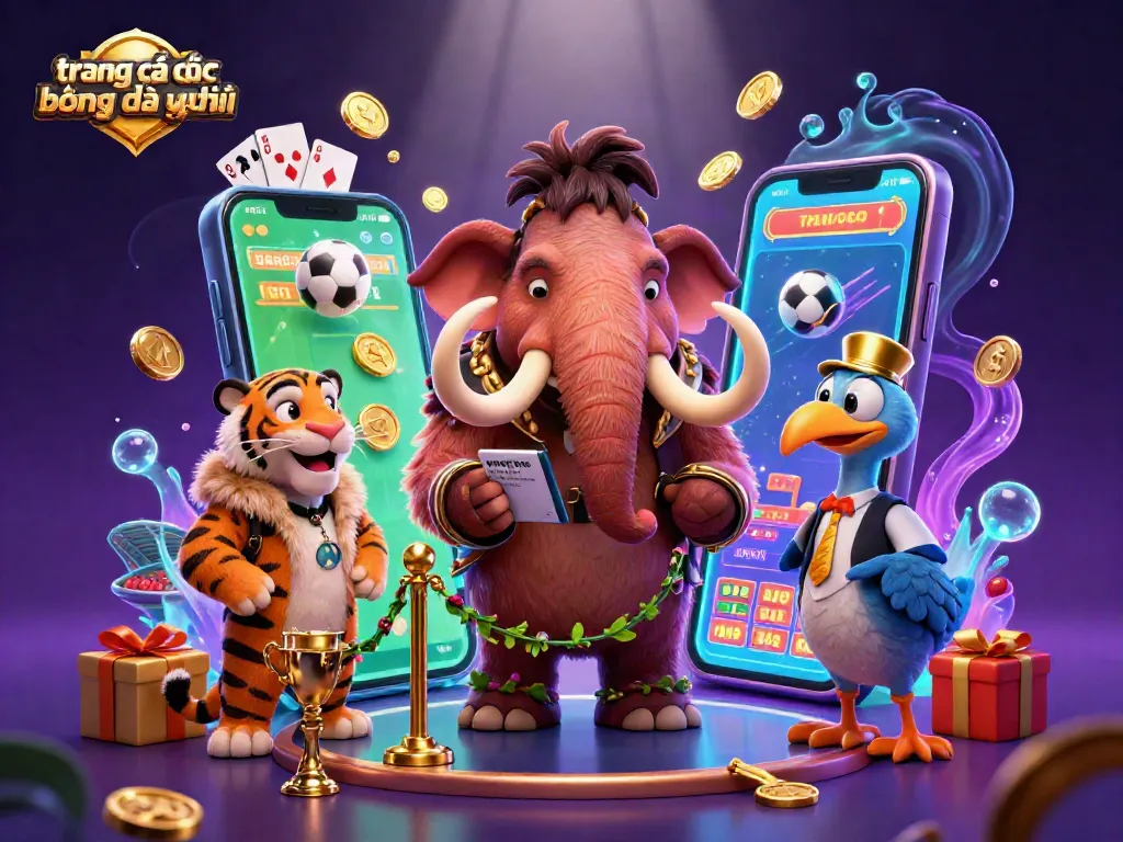 Trang cá cược bóng đá uy tín trong hình ảnh 3D vui nhộn với các nhân vật dễ thương và đồ họa sống động