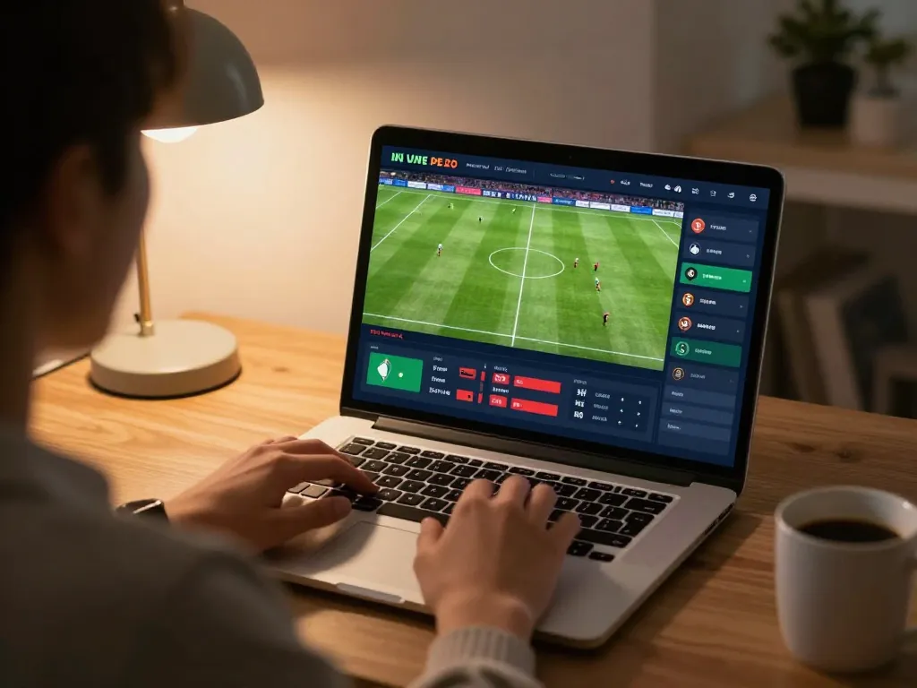 Engaging in live sports betting on trang chủ uu88 with live match streaming and betting interface.