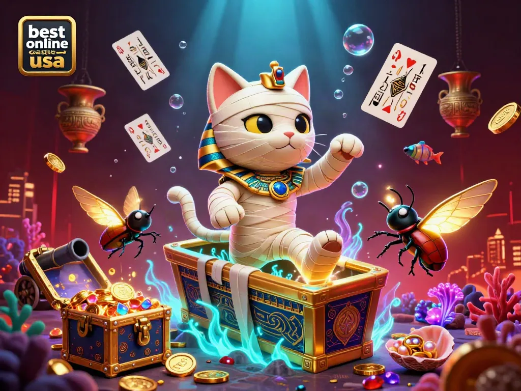 Experience the thrill of the best online casino USA with vibrant characters and action.