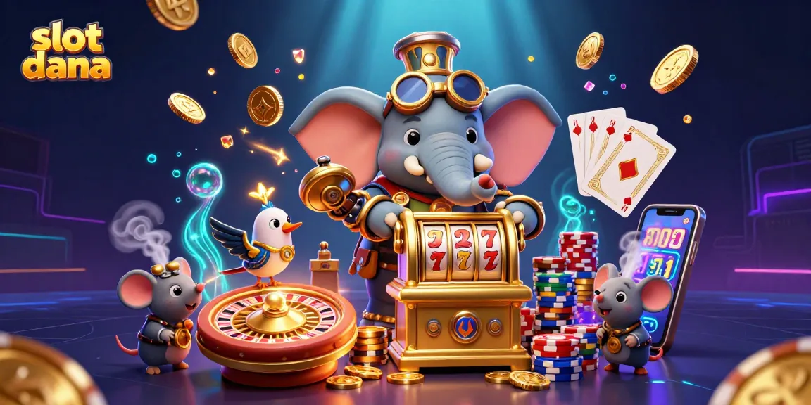 Engage with slot dana in an exciting 3D casino adventure filled with vibrant characters and game elements.