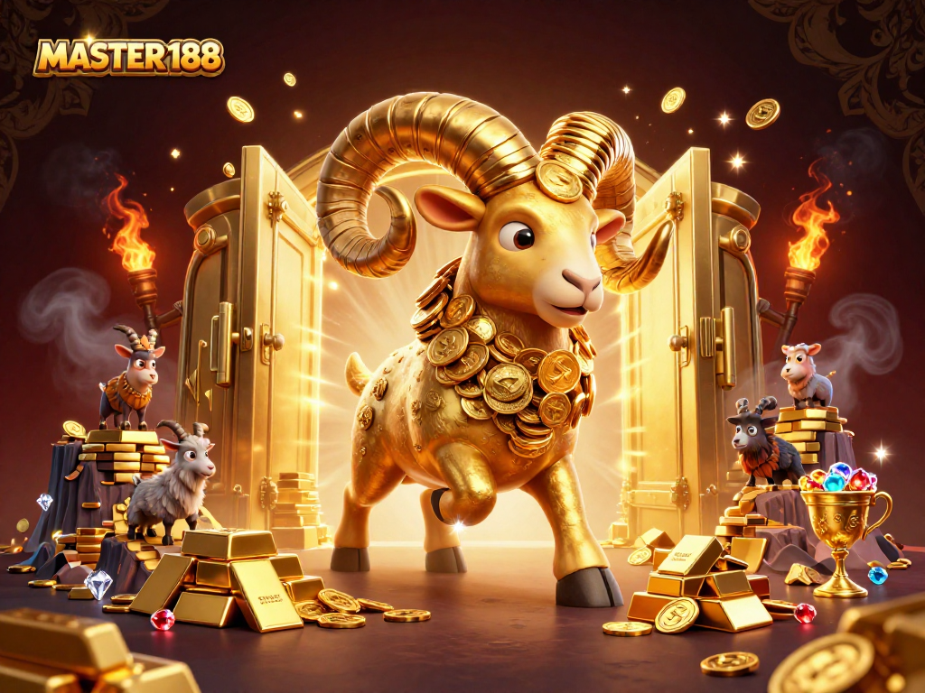 Experience thrilling gaming with MASTER188's vibrant casino atmosphere and golden rewards galore.
