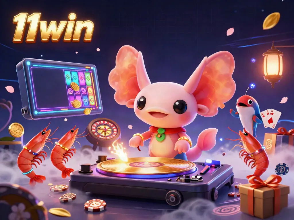 Experience the vivid excitement of gaming with 11win as the DJ spins at an underwater party.