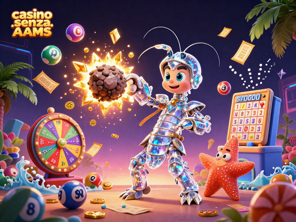 Gioca ai giochi da casino senza AAMS con palpitanti palline della lotteria e premi scintillanti.