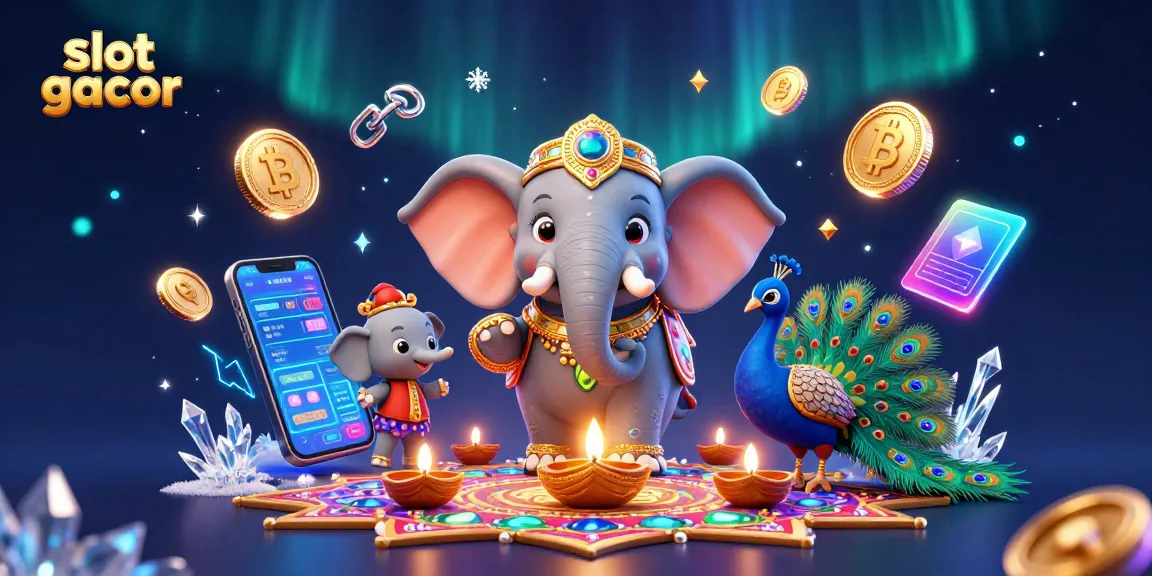 Spin to win on slot gacor games with vibrant visuals and dynamic crypto elements.