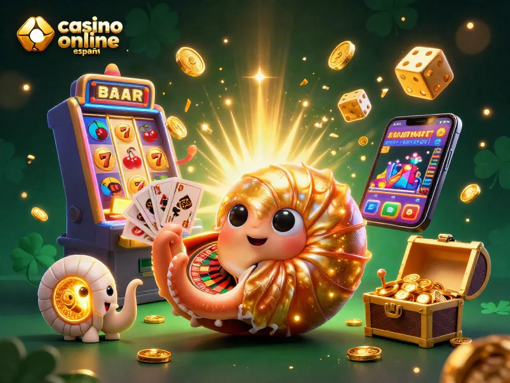 Gana en casino online español con un nautilus de oro y juegos emocionantes.