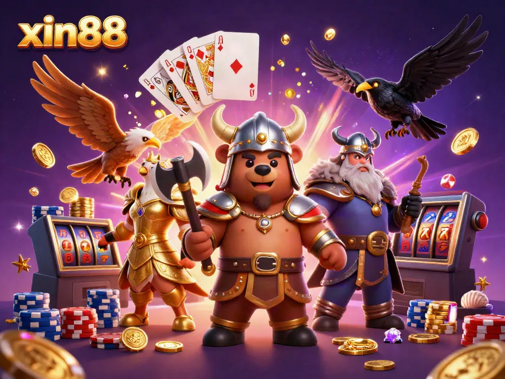 Engage with exciting xin88 online casino action featuring vibrant characters and magical elements.