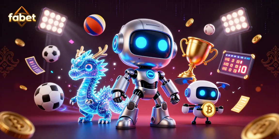 Experience vibrant sports betting action with fabet's electrifying 3D casino illustration.
