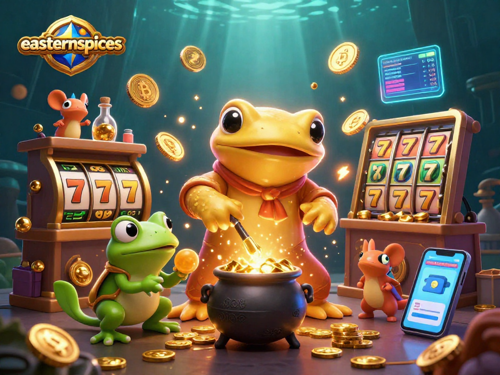 Join the golden salamander alchemist at easternspices for exciting slot reels and jackpots!