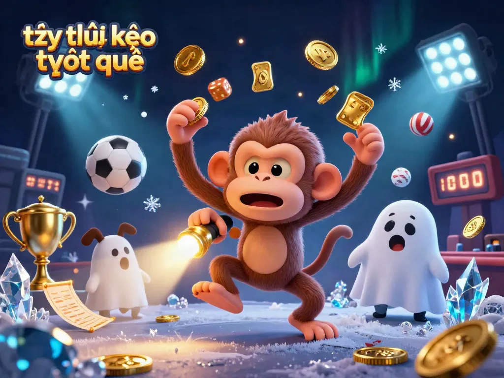 Experience online betting thrills, featuring tỷ lệ kèo trực tuyến in a vibrant casino scene with sports and gaming action.