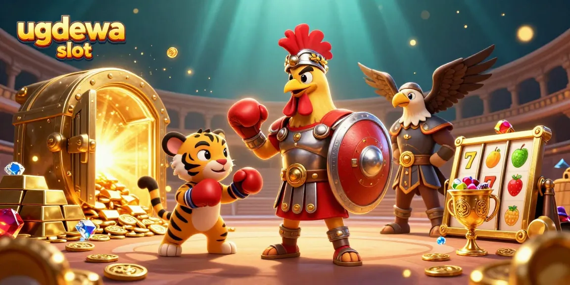 Experience thrilling wins at ugdewa slot with dynamic 3D casino characters and vibrant visuals.