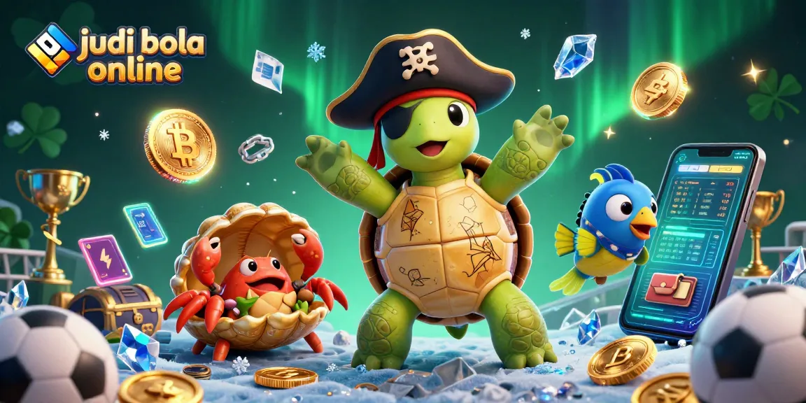 Experience thrilling judi bola online betting with vibrant sports elements and engaging characters in this dynamic scene.