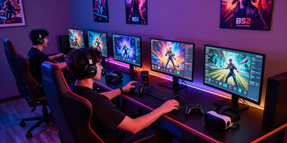 B52 online gaming experience with vibrant graphics and immersive setup.