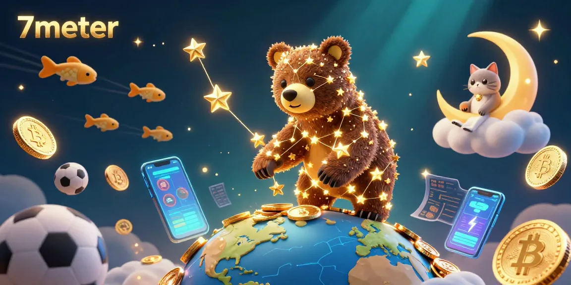 Bet on winning strategies with 7meter from an engaging sports betting illustration featuring vibrant elements.