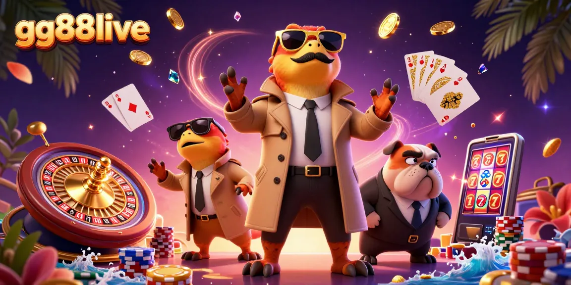 gg88live raptors attempting to enter VIP casino lounge, bouncer depicted with colorful gaming elements